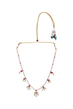 Load image into Gallery viewer, 22K GOLD  POLKI NECKLACE WITH PEARLS
