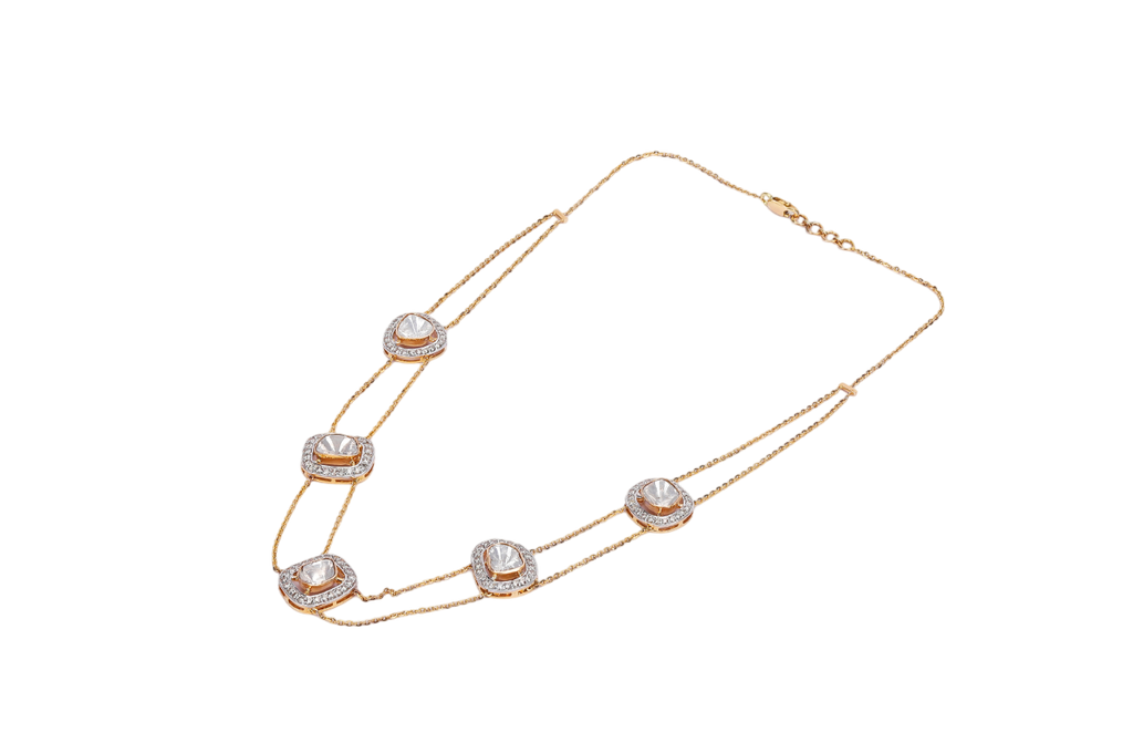 14K GOLD DIAMOND FUSION NECKLACE