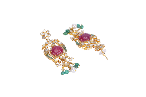 14K GOLD DIAMOND FUSION EARRINGS