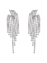 Load image into Gallery viewer, 18K GOLD  COCKTAIL EARRINGS STUDDED WITH NATURAL DIAMOND