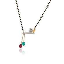 Load image into Gallery viewer, Red &amp; Green Bansuri Mangalsutra