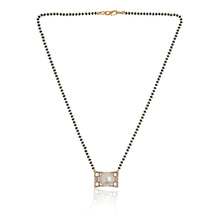 Load image into Gallery viewer, White Rectangle Mangalsutra