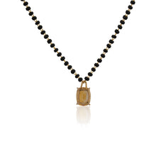 Load image into Gallery viewer, Yellow Square Mangalsutra