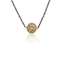 Load image into Gallery viewer, Polki White circle Mangalsutra