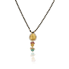 Load image into Gallery viewer, Polki Red pan drop Mangalsutra