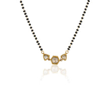 Load image into Gallery viewer, Polki White trio Mangalsutra