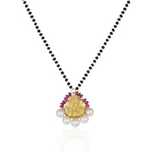 Load image into Gallery viewer, Polki Red pan Mangalsutra