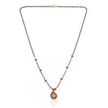 Load image into Gallery viewer, Polki Red paisely Mangalsutra