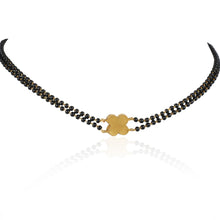 Load image into Gallery viewer, Polki White four square Mangalsutra