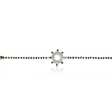 Load image into Gallery viewer, White Round Mangalsutra Bracelet