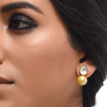 Load image into Gallery viewer, Boutique Kundan White Pan Studs
