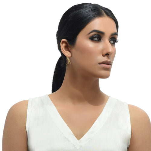 Tota Diamond Branch Long Earrings