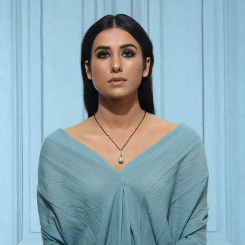 White Drop Mangalsutra