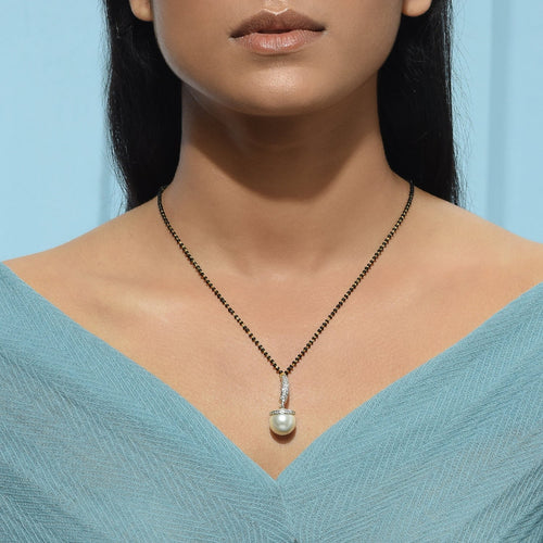 White Drop Mangalsutra