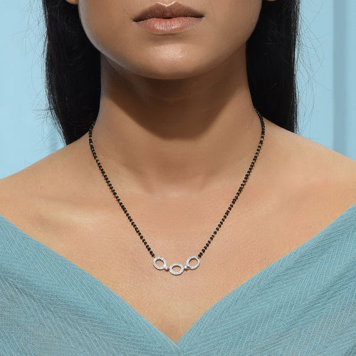 White Link Mangalsutra