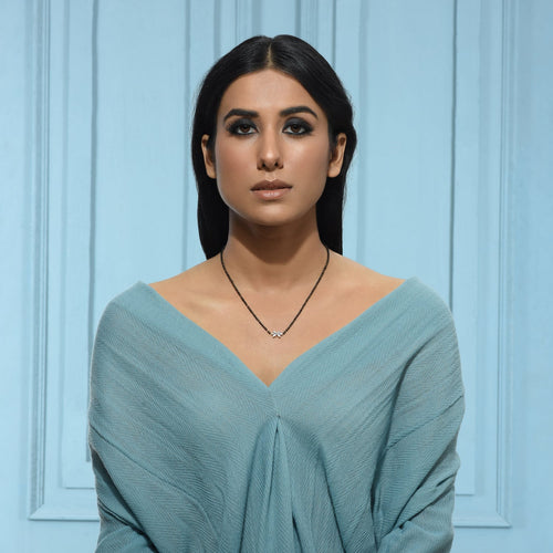 White Leaf Mangalsutra