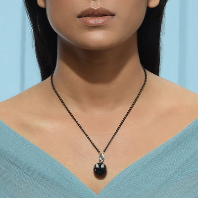 Black Round Mangalsutra