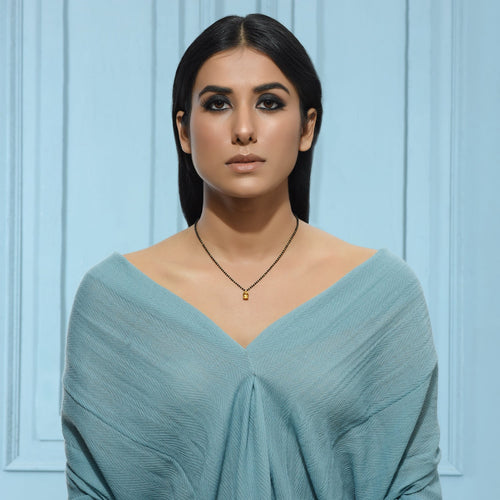 Yellow Square Mangalsutra