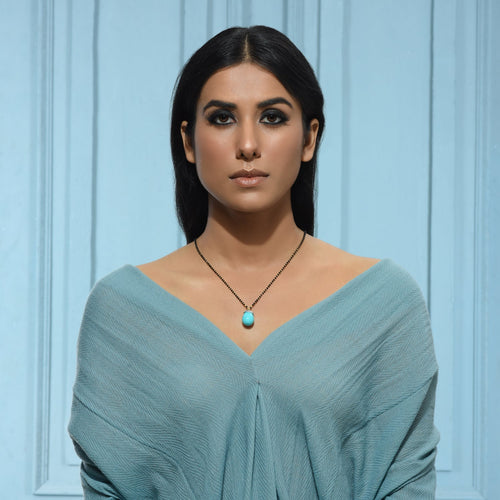 Turquoise Drop Mangalsutra
