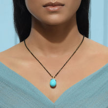 Load image into Gallery viewer, Turquoise Drop Mangalsutra