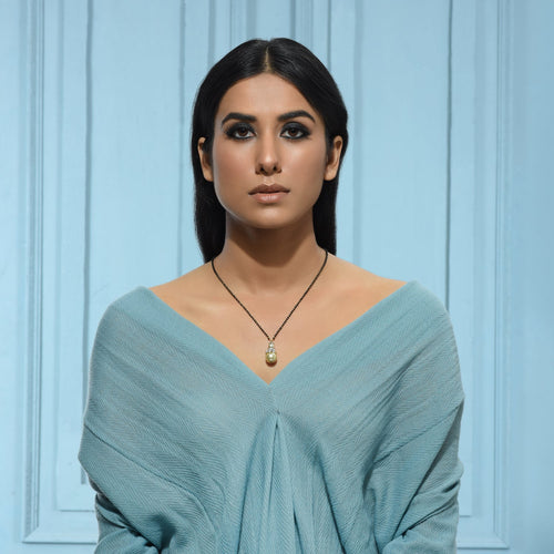 White Drop Mangalsutra