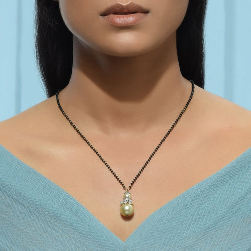 White Drop Mangalsutra