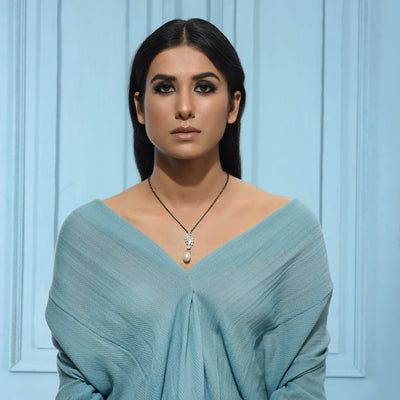 White Channel Mangalsutra