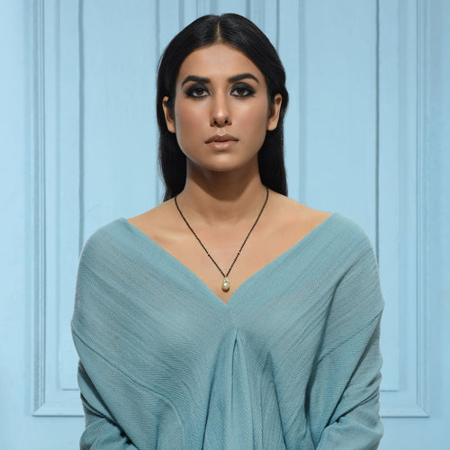 White Drop Mangalsutra