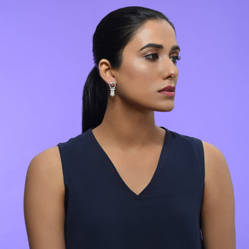 Oh So Luxe White Star Studs